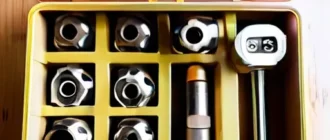 Комплект торцевых головок в кейсе: 1/4", 3/8", 1/2" драйвы, магнитная вставка и удлинители