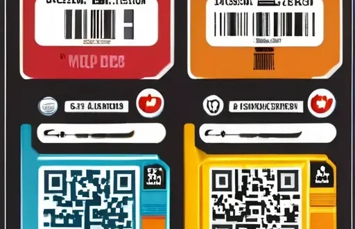 Инфографика по чтению маркировки запчастей с изображением штрихкода, QR кода, артикула, партии, страны происхождения и сертификатов соответствия